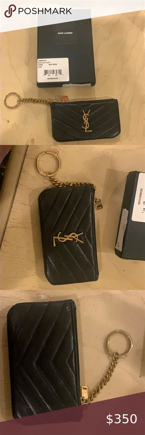 ysl key wallet holder|ysl wallet on chain sale.